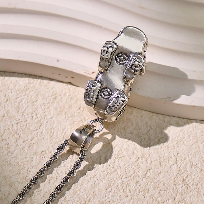 FuAttract Fortune-Attracting Pixiu Amulet – Handcrafted Metal Protection Necklace - image 5