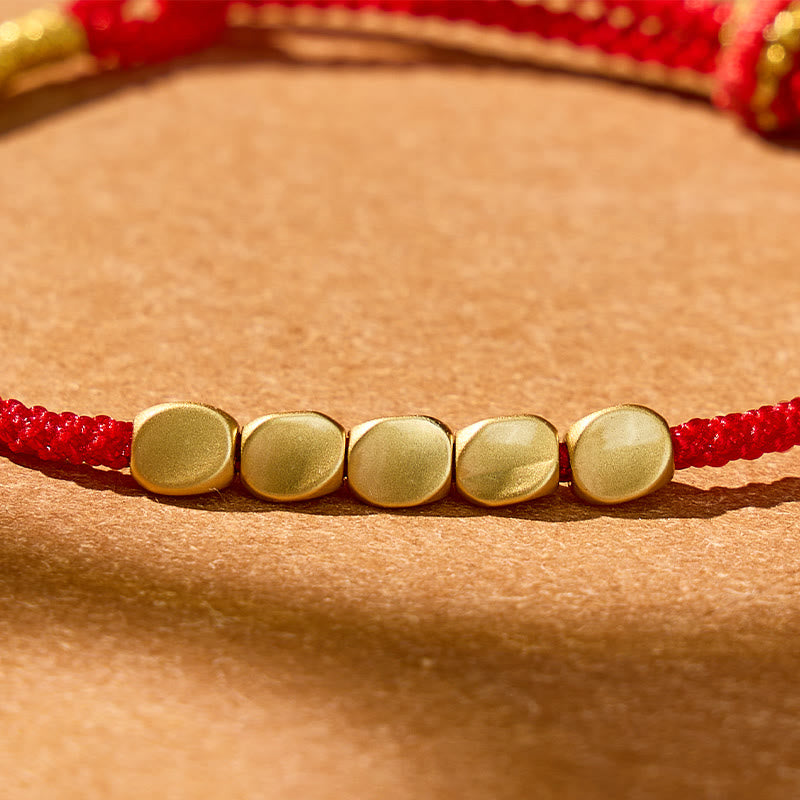FuAttract Handmade Tibetan Five Copper Beads String Bracelet - image 3