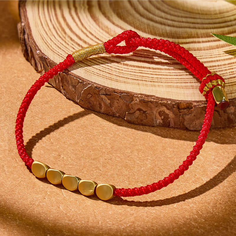FuAttract Handmade Tibetan Five Copper Beads String Bracelet - image 2