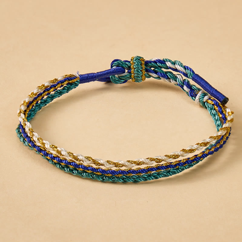 FuAttract Good Fortune Handmade Braided Cord Bracelet - Midnight - image 14