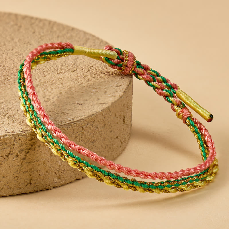 FuAttract Good Fortune Handmade Braided Cord Bracelet - image 9