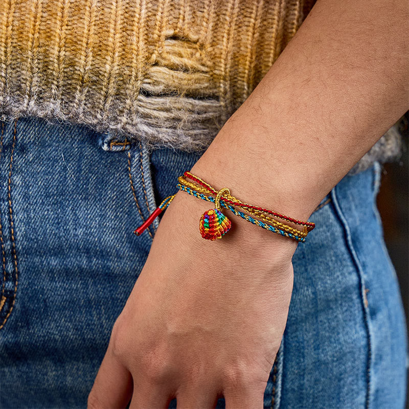 FuAttract Multicolor Braided Friendship Bracelet – Handwoven Lucky Charm String - image 2