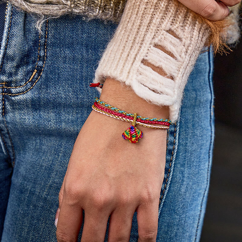 FuAttract Multicolor Braided Friendship Bracelet – Handwoven Lucky Charm String - image 12