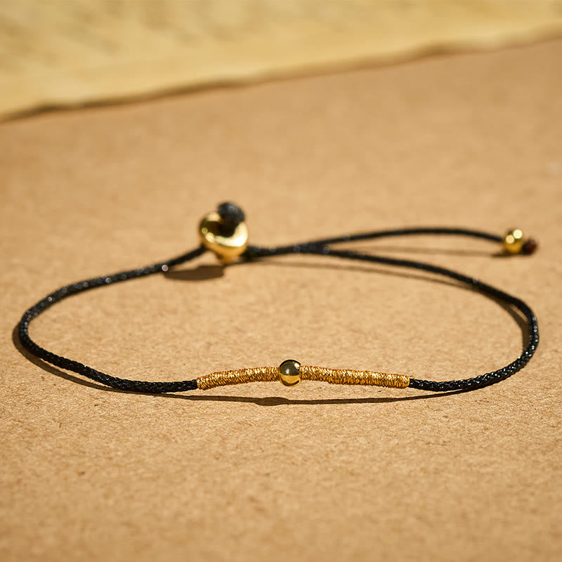 FuAttract Lucky Red String Protection Bracelet – Adjustable Good Fortune Charm for Daily Blessings - Black - image 10