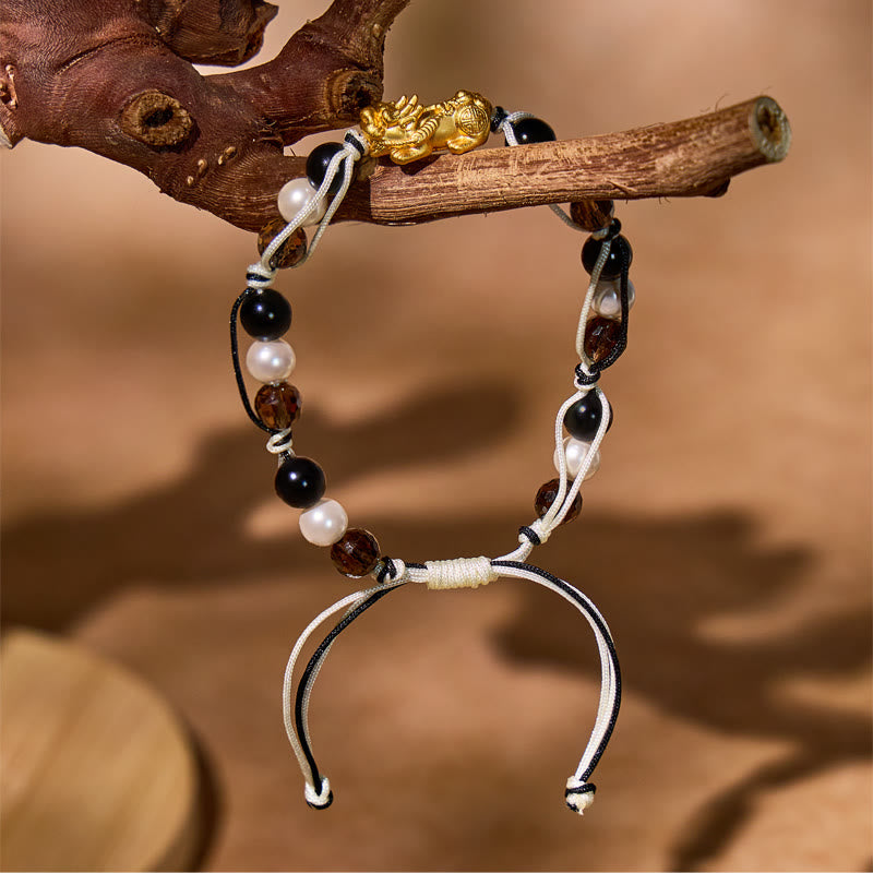 FuAttract Silver Pixiu Guardian Bracelet – Multi‑Gem Protection - image 12