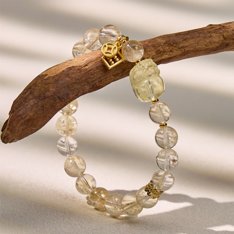 FuAttract Abundance & Success Money Luck Citrine Pixiu Bracelet - image 4