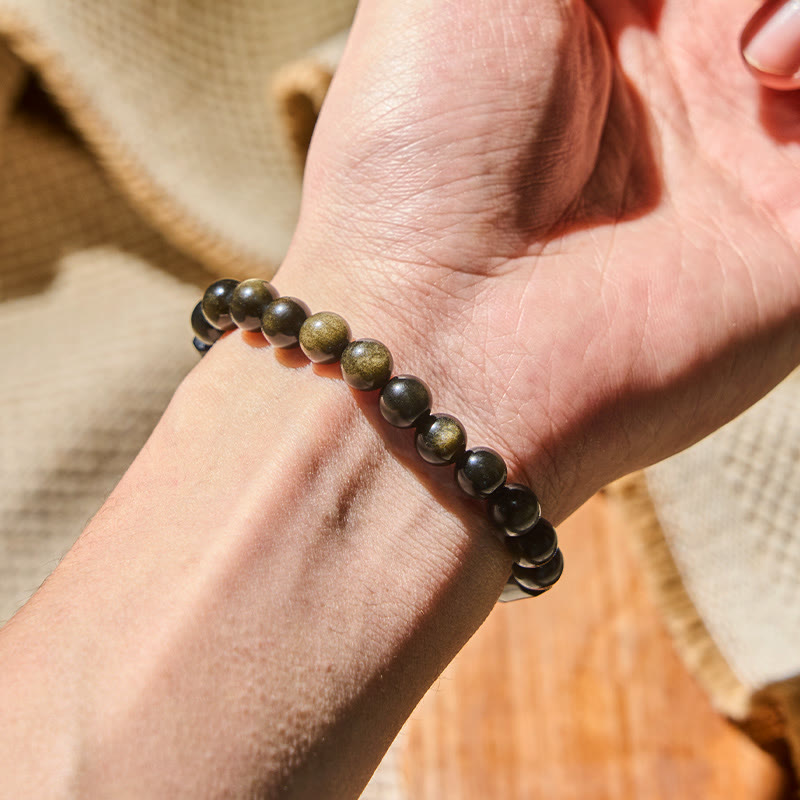 FuAttract Energy Shield Bracelet – Tourmaline x Golden Obsidian Protection - image 8