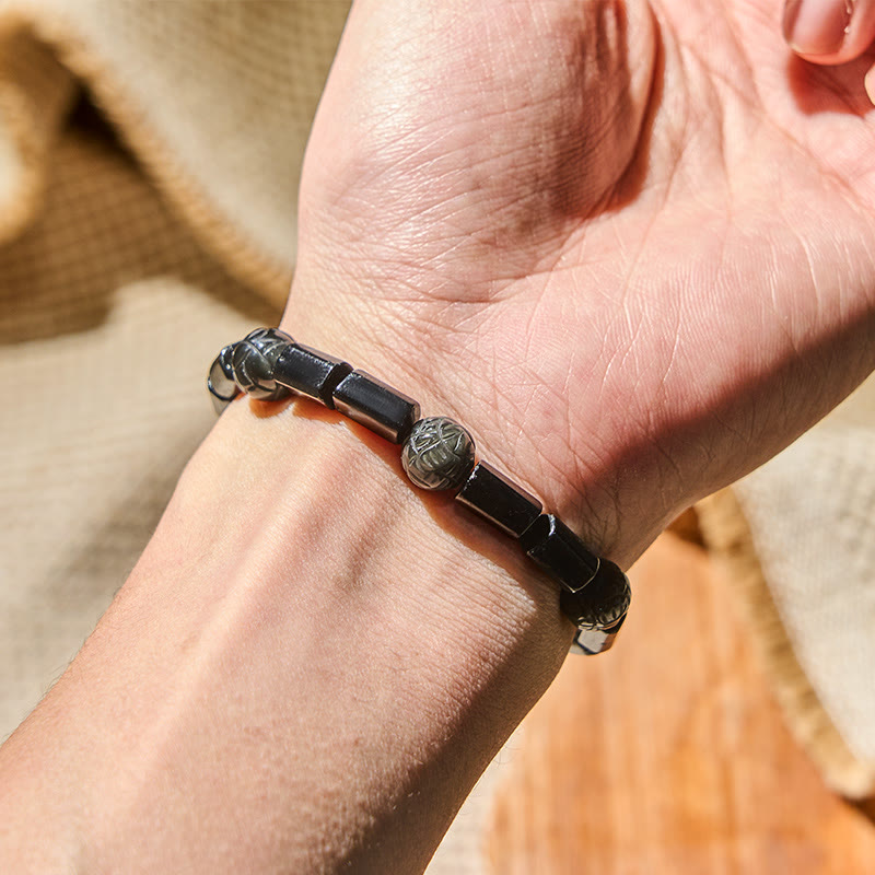 FuAttract Energy Shield Bracelet – Tourmaline x Golden Obsidian Protection - image 6