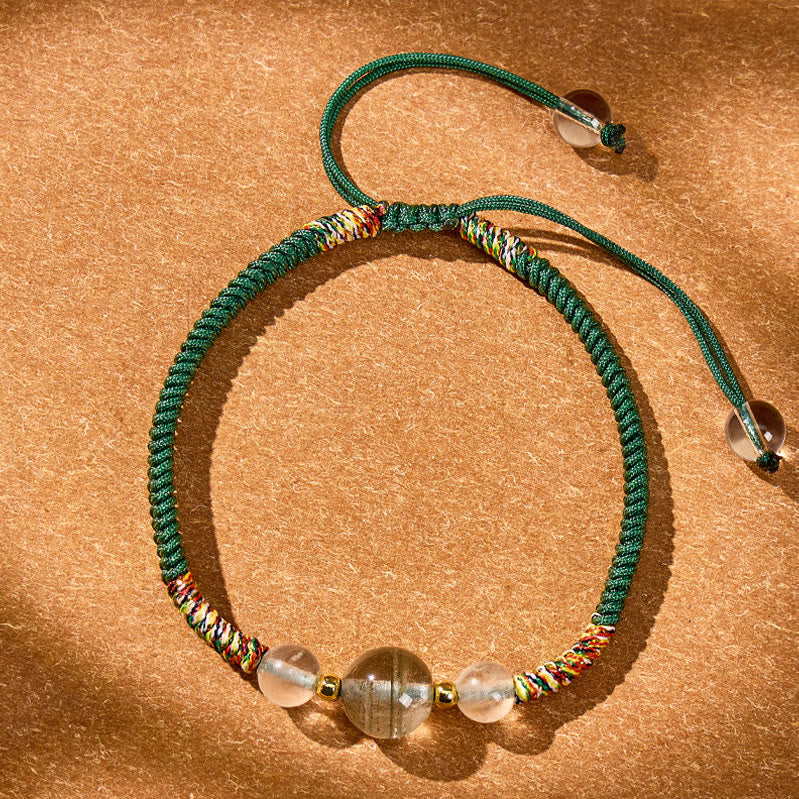 FuAttract Clarity & Protection – Phantom Green Quartz Crystal Bracelet - image 2
