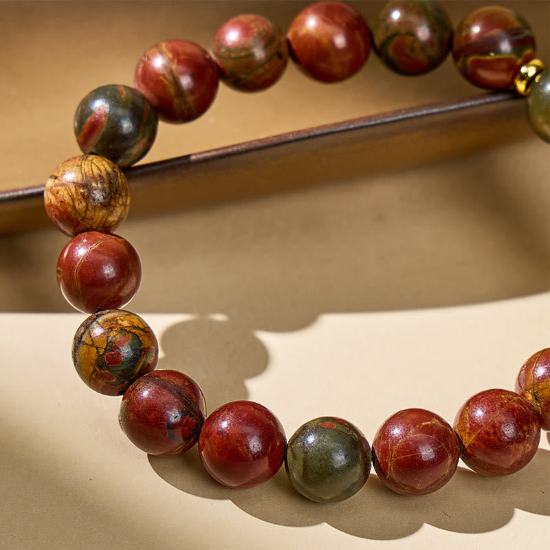 FuAttract Love Flow Charm – Picasso Jasper Pixiu Bracelet - image 4