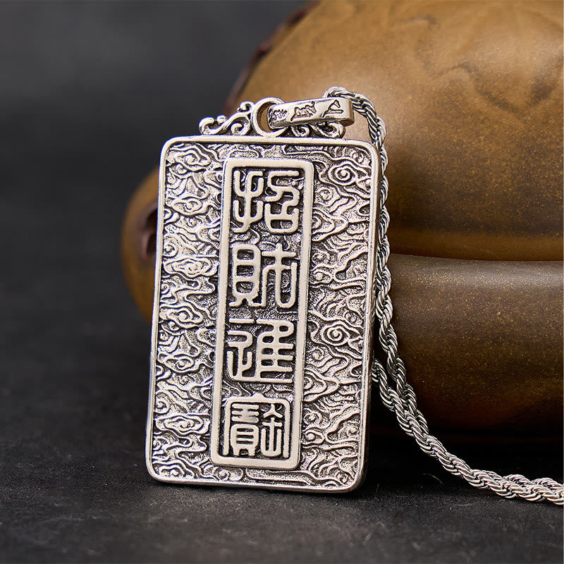 FuAttract Turquoise Inlay Pixiu Amulet Necklace for Protection & Prosperity - image 3