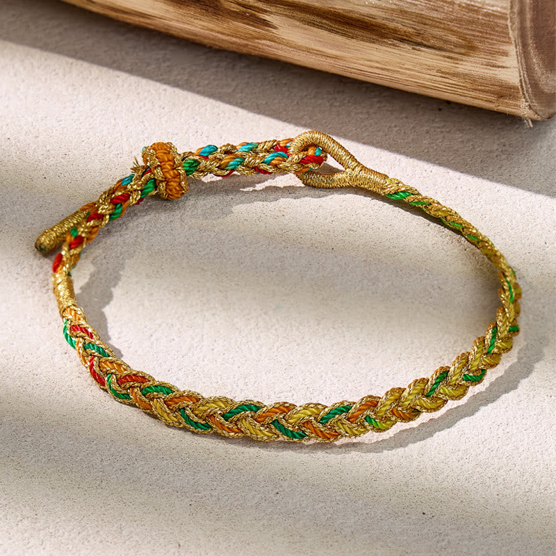 FuAttract Protection & Blessing Braided Cord Bracelet – Lucky Knot Design - String - image 0