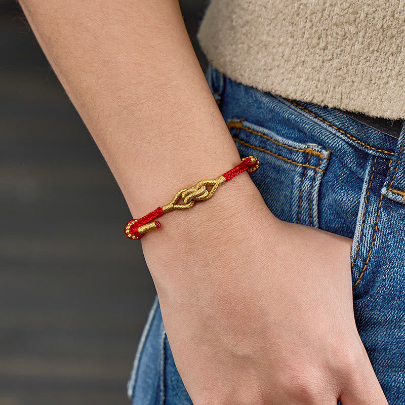 FuAttract Vajra Guardian Knot Handmade Red String Protection Bracelet - image 2