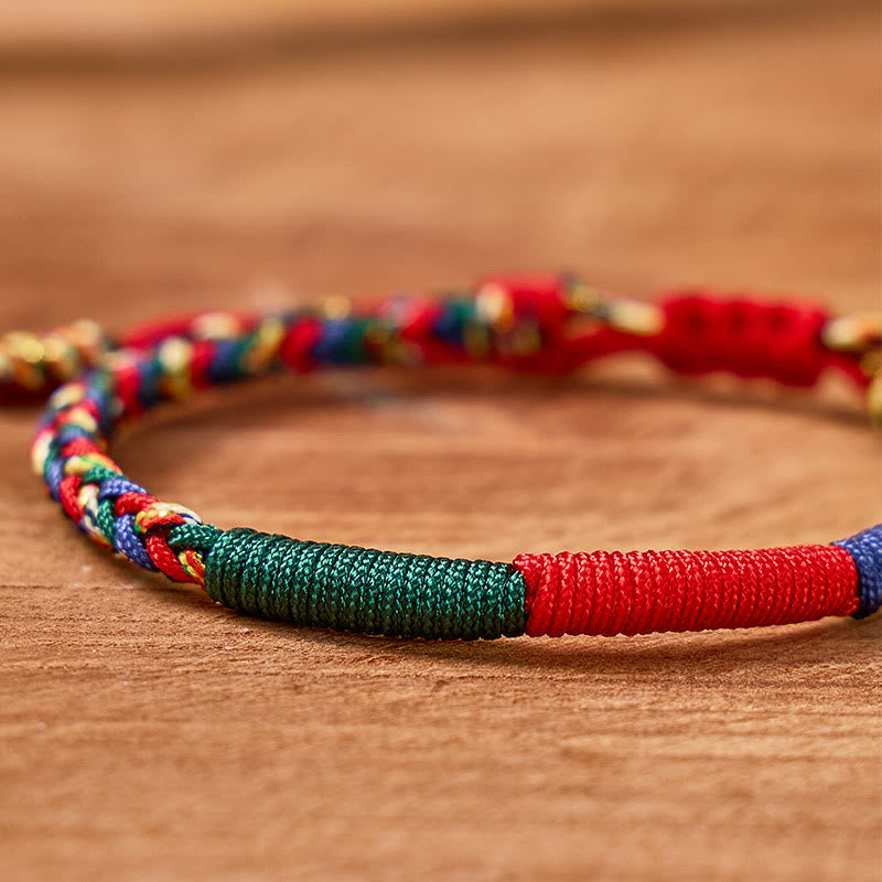 FuAttract Handmade Buddhist Tibetan Braided Thread Bracelet - image 5