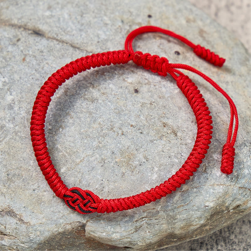 FuAttract Buddhist Tibetan Lucky Knot Rope Bracelet Sliding Knot Cord - image 10