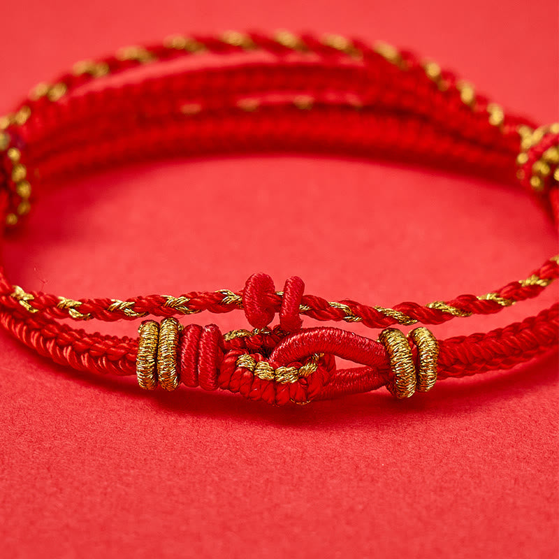 FuAttract Good Luck Protection Red String Braided Lucky Charm Bracelet - image 4
