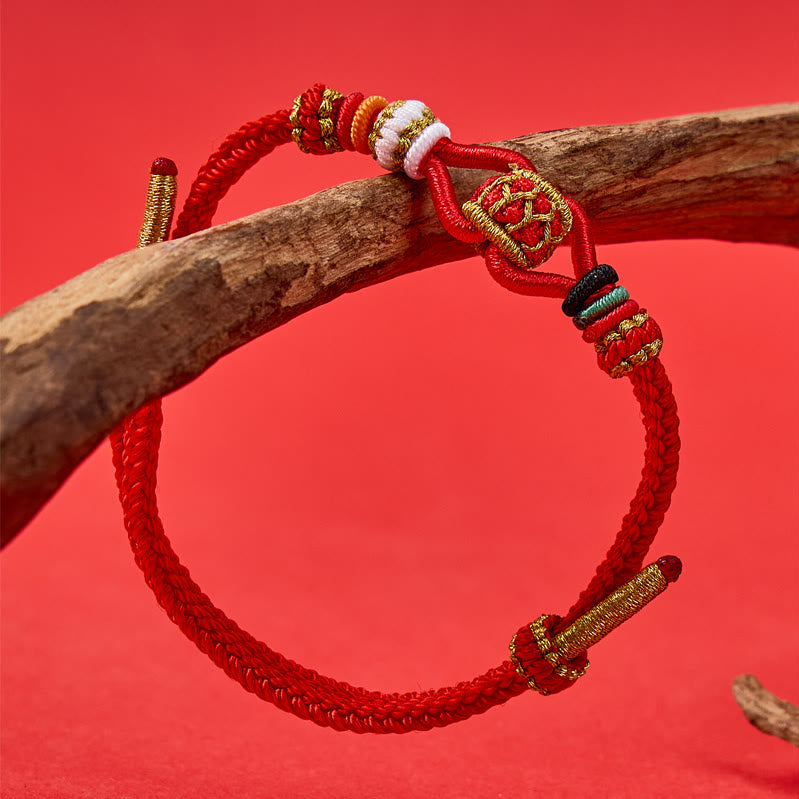 FuAttract Protection Red String Braided Bracelet – Handwoven Lucky Knot - image 5
