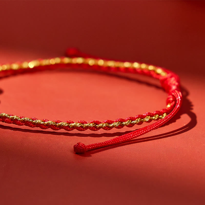 FuAttract Prosperity & Protective Energy Charm Lucky Red String Coin Bracelet - image 5