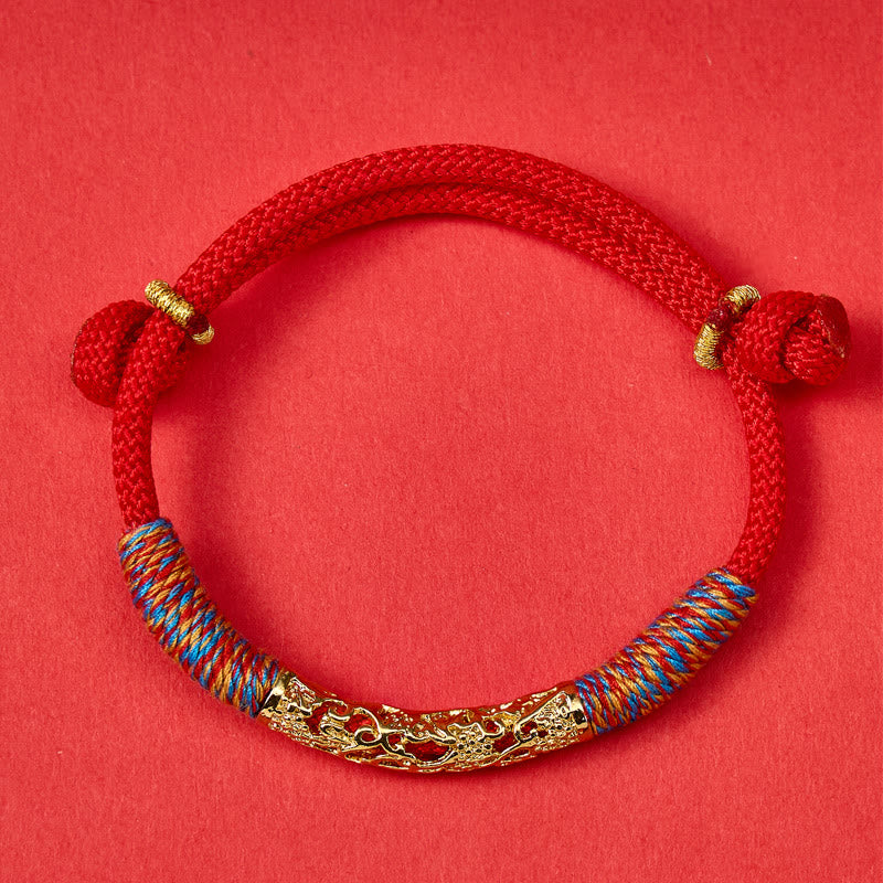 FuAttract Lucky Protection Charm – Handwoven Red String Bracelet - Calm Blessing Flow - image 0