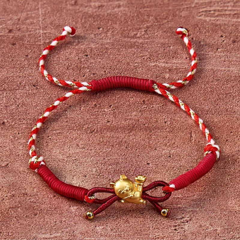 FuAttract Lucky Cat Charm – Woven Bracelet for Energy & Good Fortune - Effortless Abundance Cat - image 12