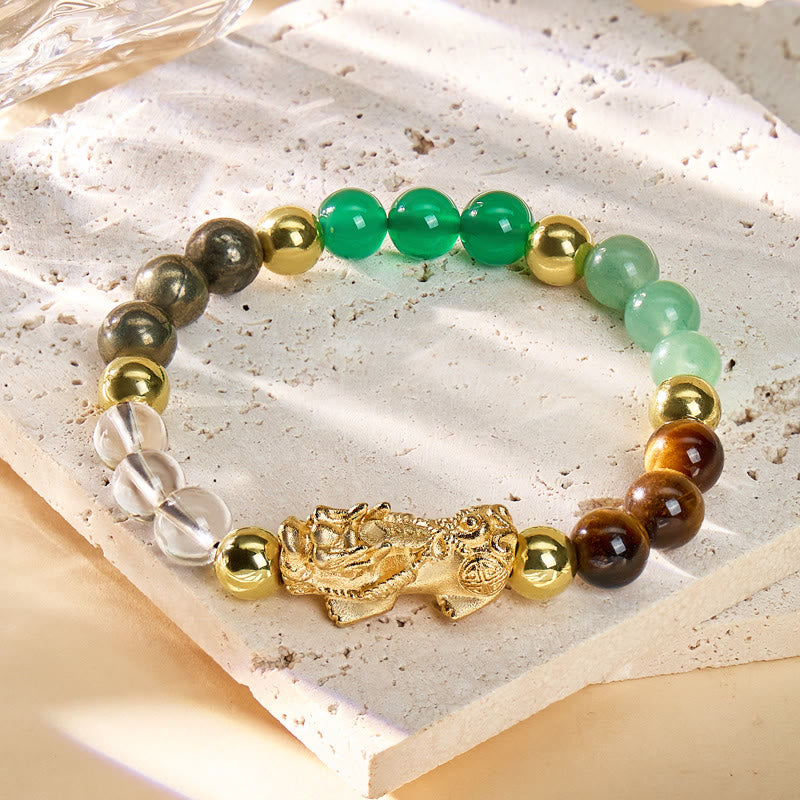 FuAttract Fortune Momentum – Multi-Stone Pixiu Bracelet - image 1