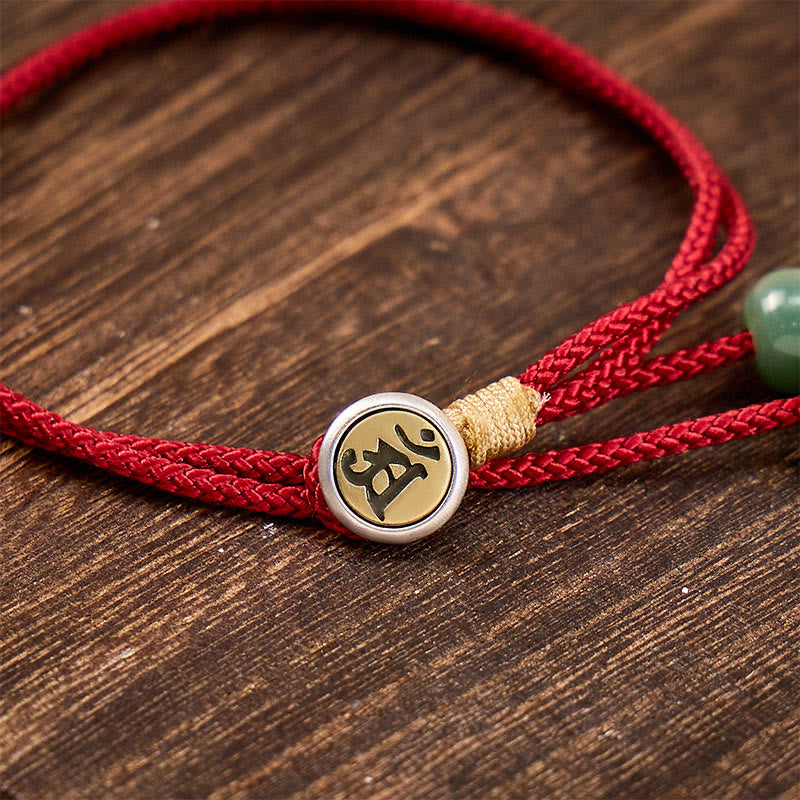 FuAttract Braided Rope with Jade Beads Chinese Zodiac Charm for Daily Balance & Fortune - image 5