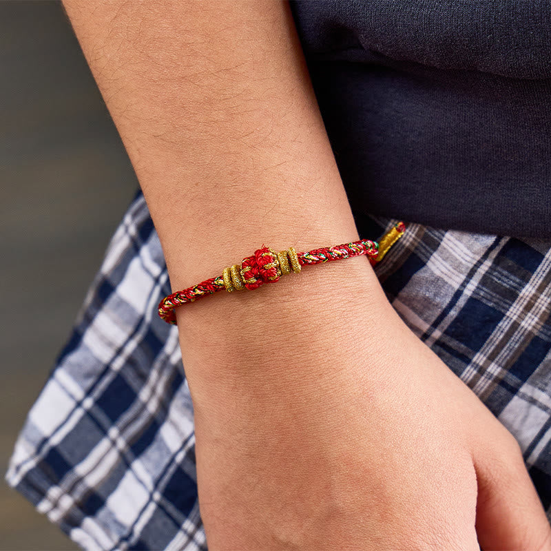 FuAttract Tibet Handmade Chinese Zodiac Lucky Protection Strength Braided Rope Bracelet - image 11