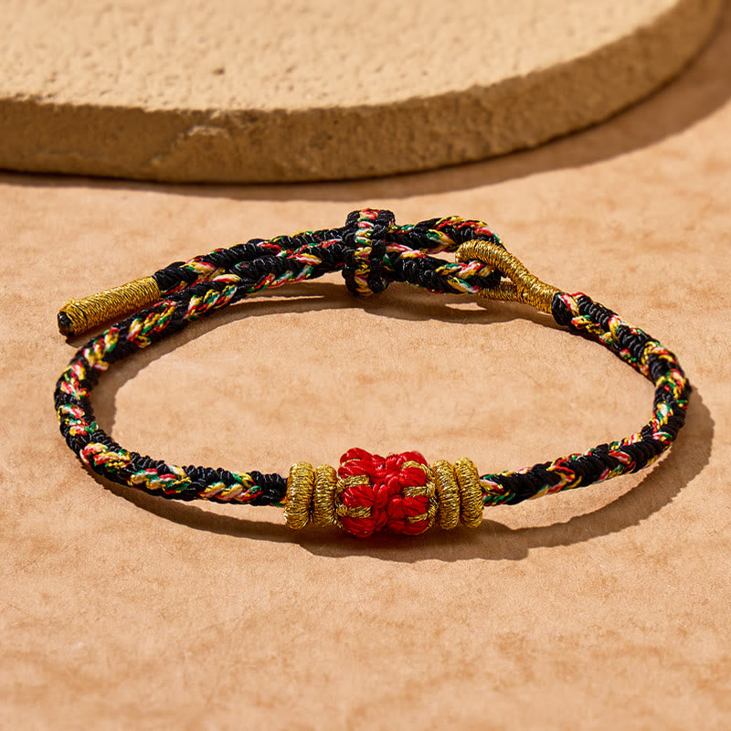 FuAttract Tibet Handmade Chinese Zodiac Lucky Protection Strength Braided Rope Bracelet - image 22