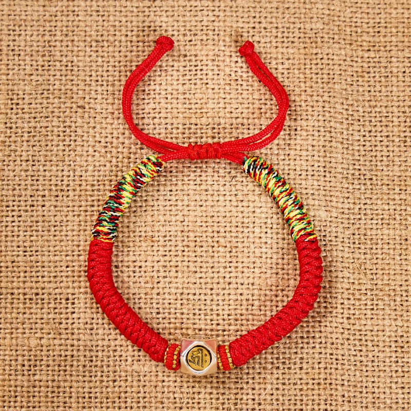 FuAttract Spiritual Balance Chinese Zodiac Guardian Buddha Vajra Knot Red String Bracelet - image 2