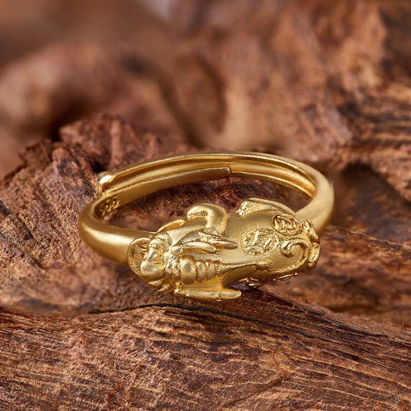 FuAttract Wealth Protection Ring Fortune-Attracting Lucky Pixiu Adjustable Ring - image 5