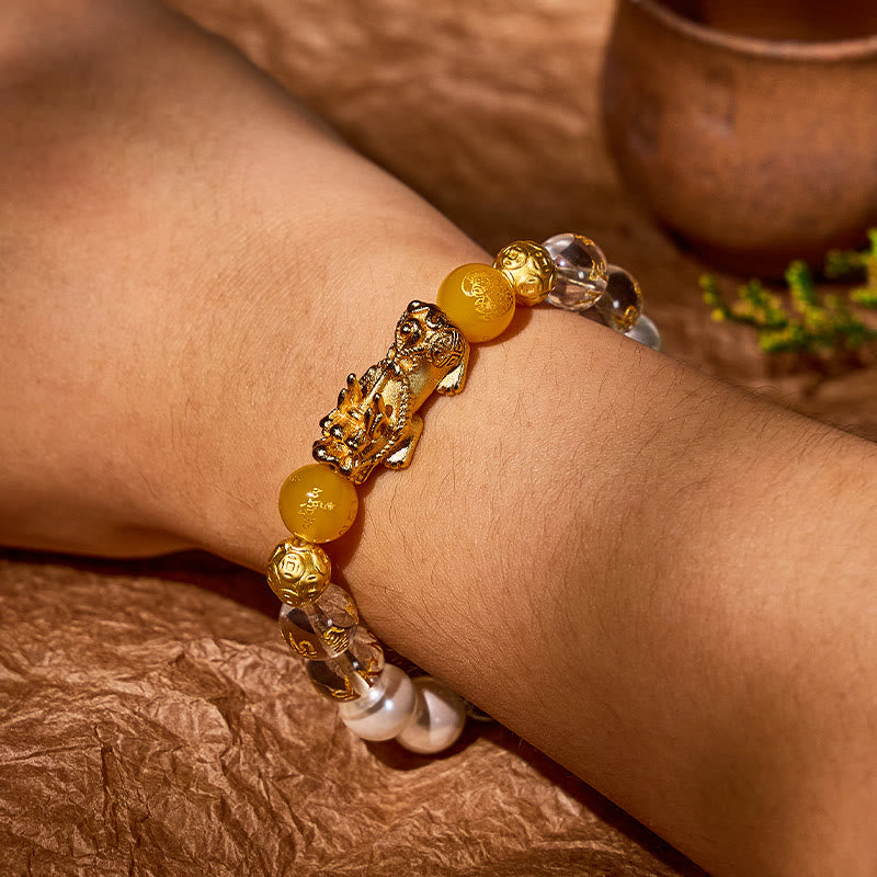 FuAttract Balanced Fortune – Multi-Stone Mantra Pixiu Bracelet - image 6