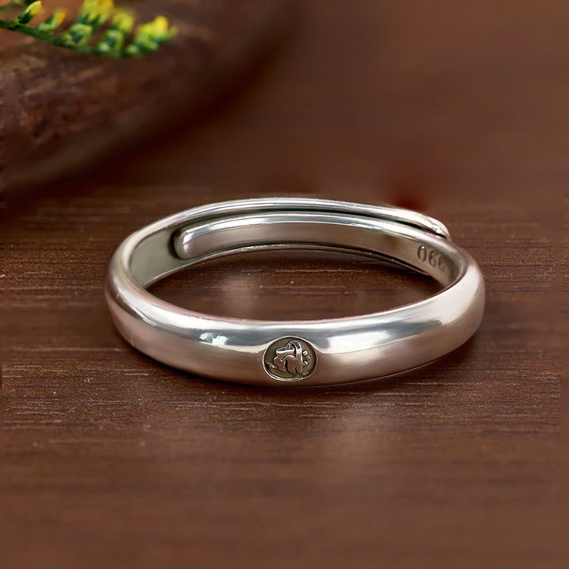 FuAttract Chinese Zodiac Ring for Abundance and Mindfulness Buddhist Amulet - Rat - Women - image 1