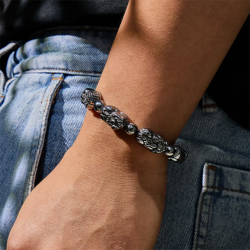 FuAttract Multi-Pixiu Terahertz Style Band for Infinite Luck and Prosperity Bracelet - image 3