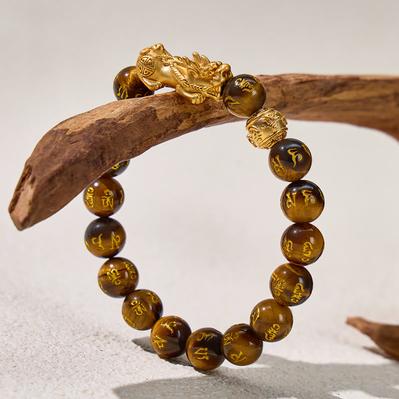 FuAttract Guardian of Fortune Tiger's Eye Pixiu Manifest Your Abundance Bracelet - image 5