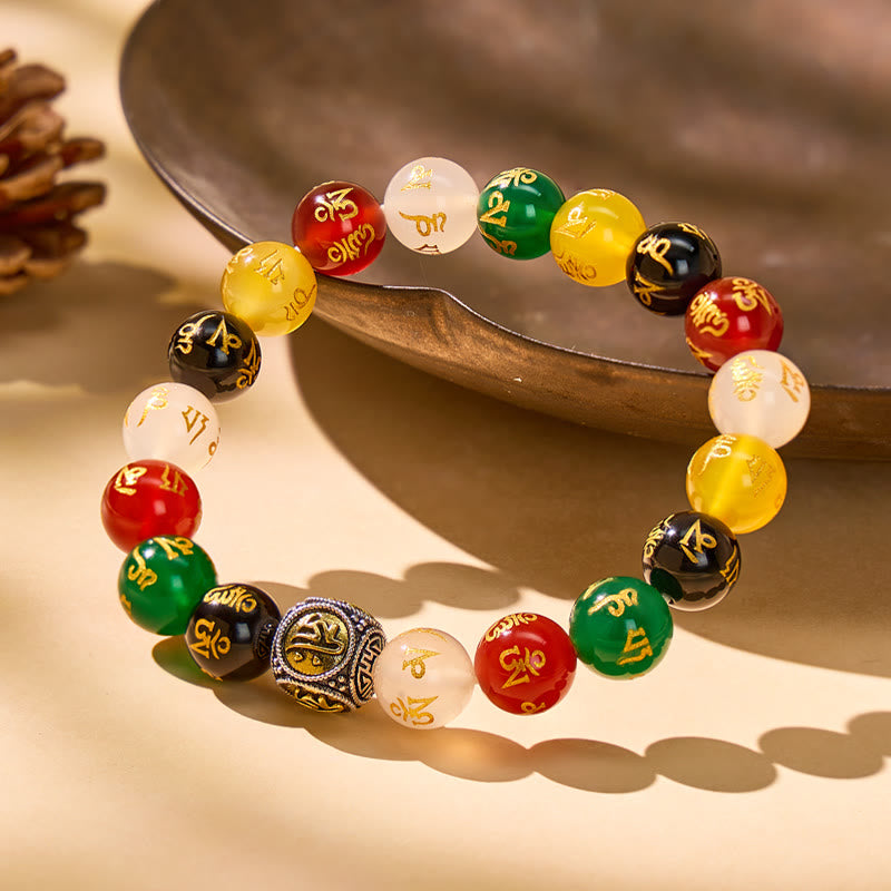 FuAttract Five Elements Balance Agate Stone Chinese Zodiac Balance & Protection Bracelet - image 2