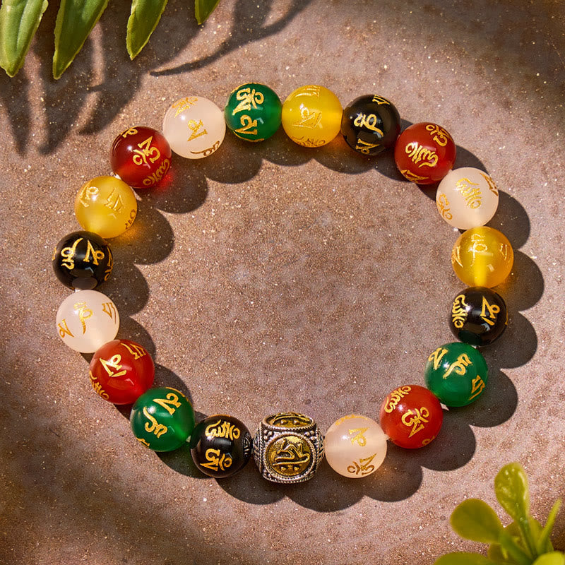 FuAttract Five Elements Balance Agate Stone Chinese Zodiac Balance & Protection Bracelet - image 1