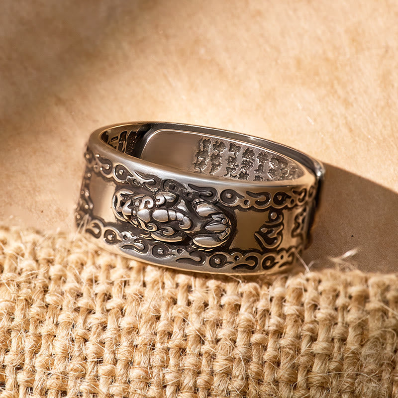 FuAttract Fortune-Attracting Om Mani Padme Hum Pixiu Ring - image 12