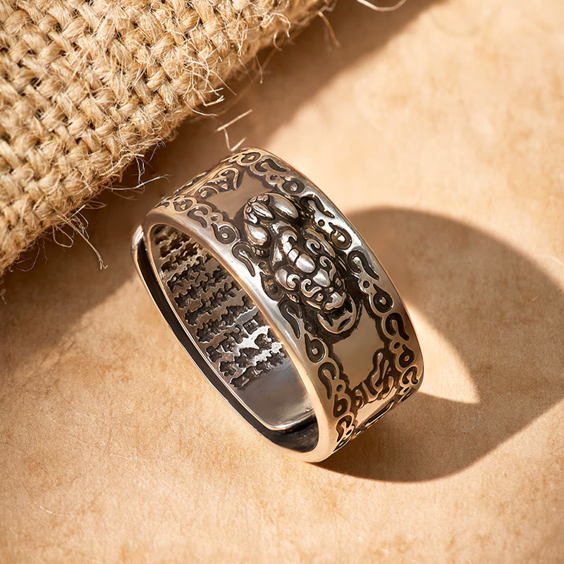 FuAttract Fortune-Attracting Om Mani Padme Hum Pixiu Ring - image 14