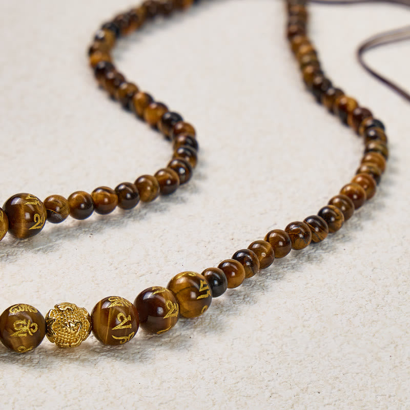 FuAttract Courage & Protection Tiger's Eye Feng Shui Necklace Pixiu Wealth Amulet - image 4
