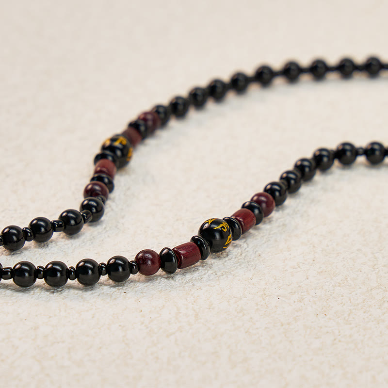 FuAttract Black Onyx Pixiu Attract Abundance and Shield Negative Energy Necklace - image 6