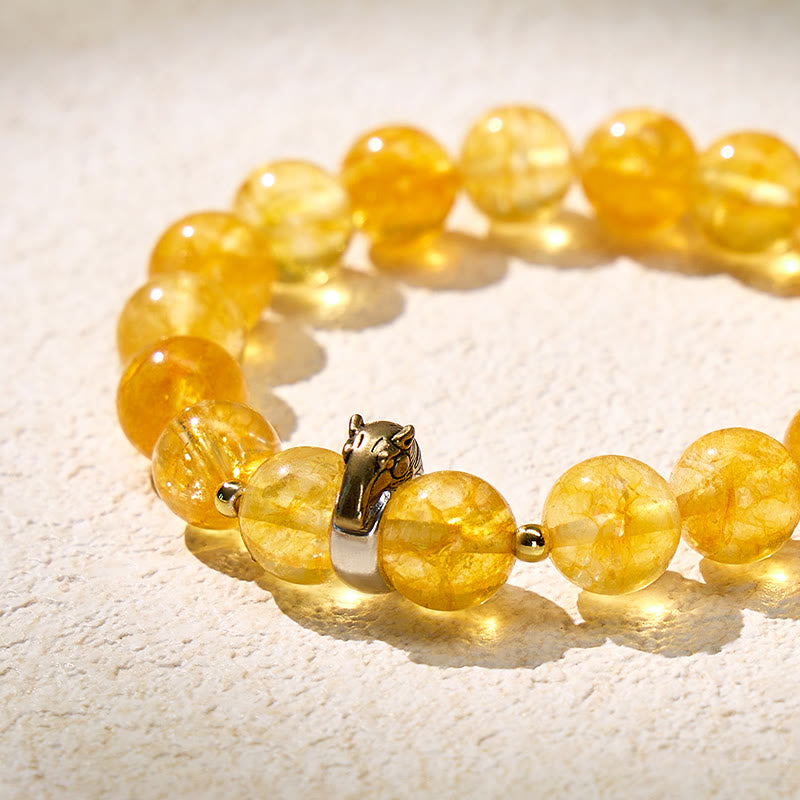 FuAttract Abundance & Success Citrine Chinese Zodiac Manifesting Wealth Amulet Bracelet - image 4