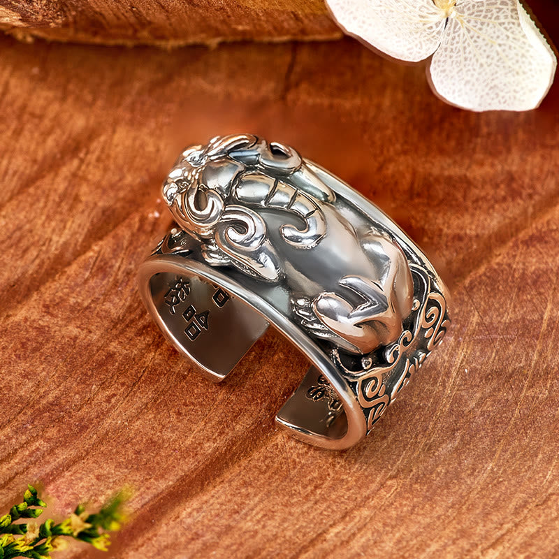 FuAttract Abundance & Protection Feng Shui Good Luck Amulet for Success Pixiu Ring - image 5