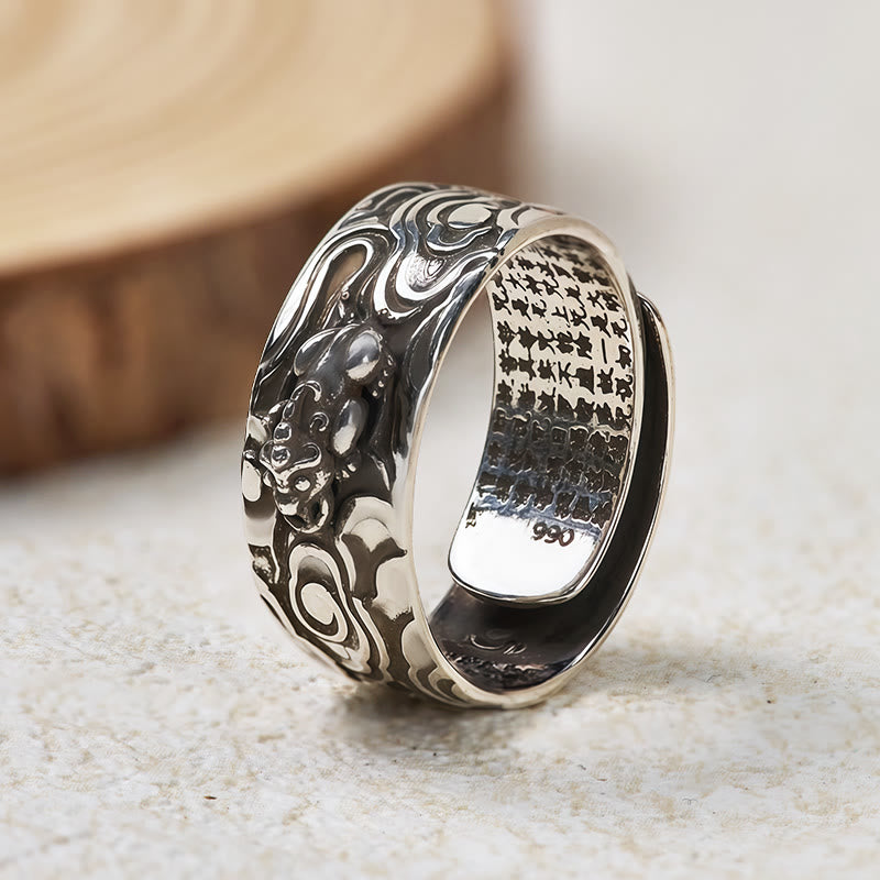 FuAttract Pixiu Attract Prosperity and Peace Wealth Band Adjustable Ring - image 11