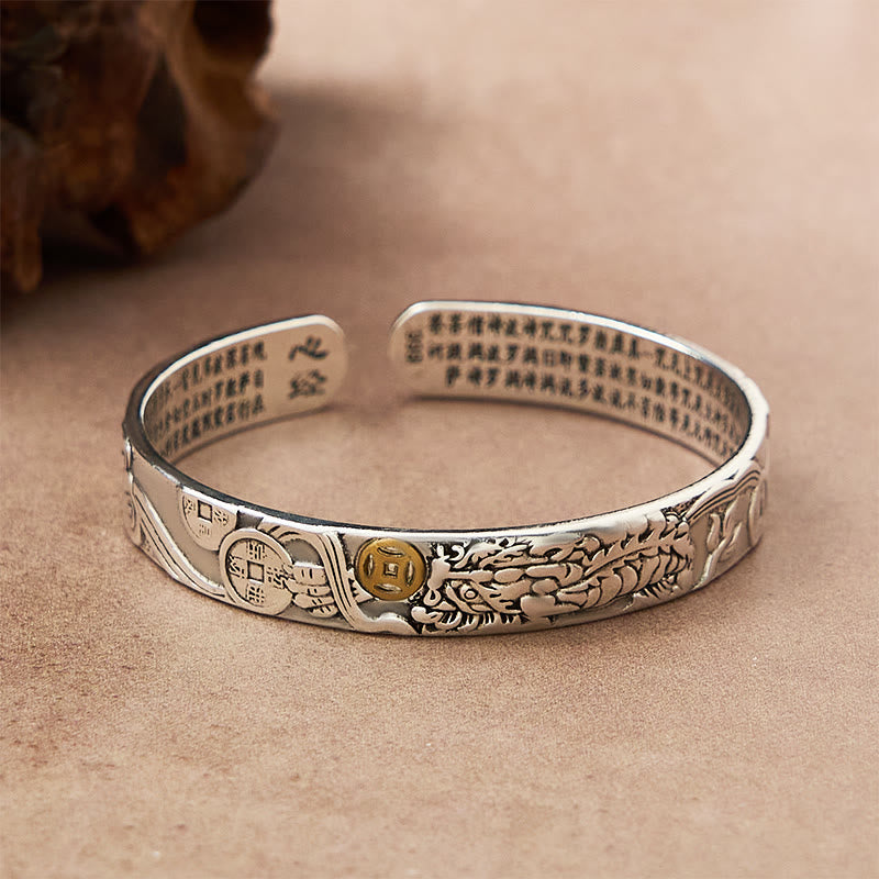 FuAttract Wealth & Protection Pixiu Bangle Engraved Mantra for Abundance - image 2