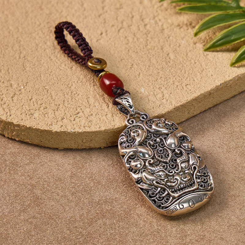 FuAttract Protective Pixiu Spirit Amulet for Ward Off Evil & Inner Strength Keychain - image 2