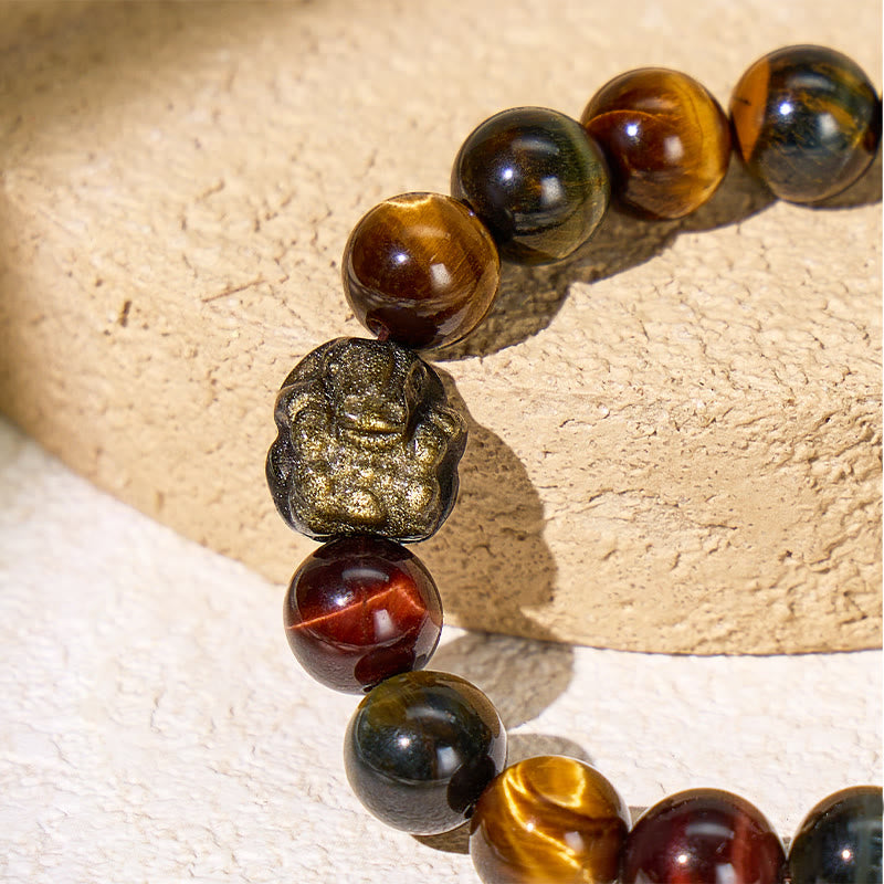 FuAttract Triple Tiger's Eye and Chinese Zodiac for Strength Bracelet - image 7