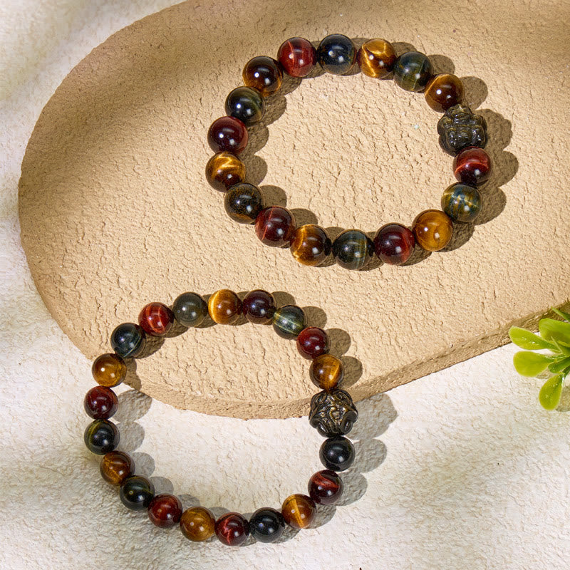 FuAttract Triple Tiger's Eye and Chinese Zodiac for Strength Bracelet - image 8