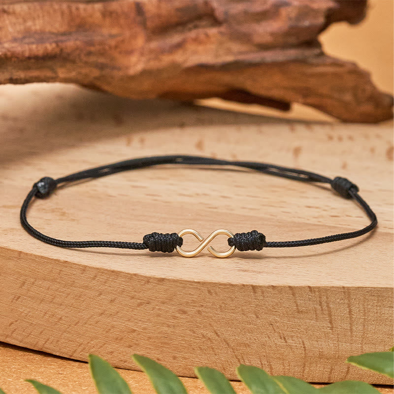 FuAttract Infinity Luck Red String Bracelet – Eternal Love & Protection Symbol - Black - image 5