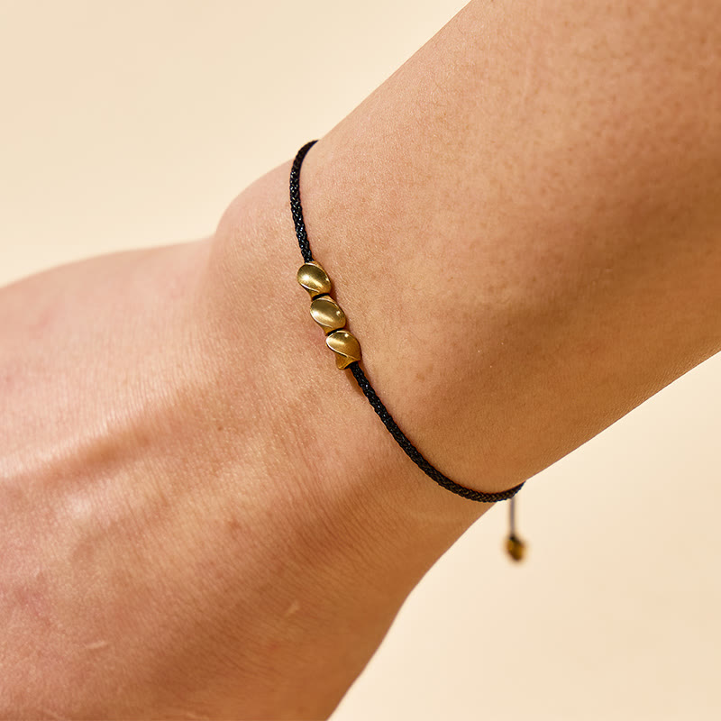 FuAttract Tibetan Copper Beads Healing Luck Balance & Good Fortune Symbol Bracelet - image 5