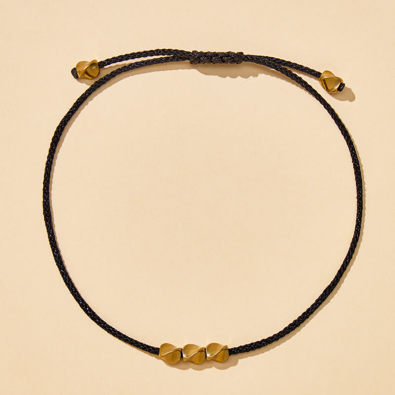 FuAttract Tibetan Copper Beads Healing Luck Balance & Good Fortune Symbol Bracelet - image 6